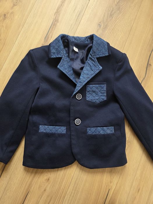 Marynarka dla chłopca granatowa 116 elegancka