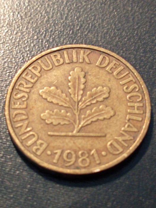 3 moedas 2 e 10 Pfennig Alemanha - Germany	1971. 1981, 1979 - Belas*