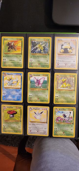 Cartas Pokémon Jungle Set Inglês Holo Raras