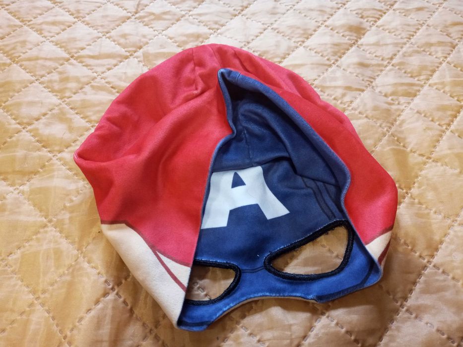 Шапка маска карнавальна Месники Marvel Капітан Америка Желізна людина