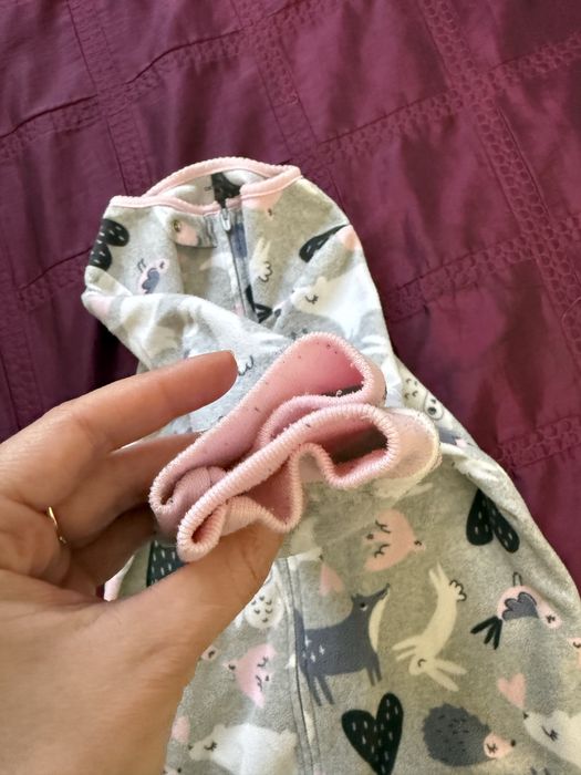 Флісова піжама carters 5t на дівчинку, ромпер