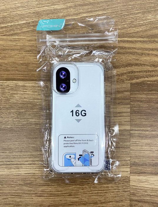 Capa silicone reforçada iPhone 16/16 Plus/16 Pro/16 Pro Max/iPhone 16e