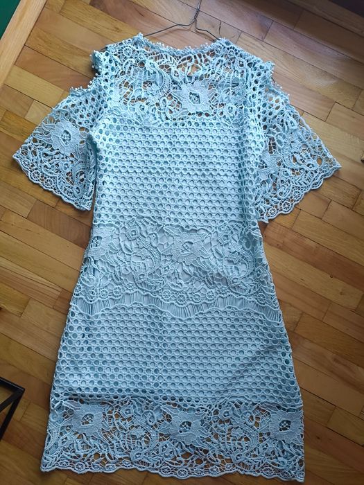 Sukienka gipiura koronka M/L