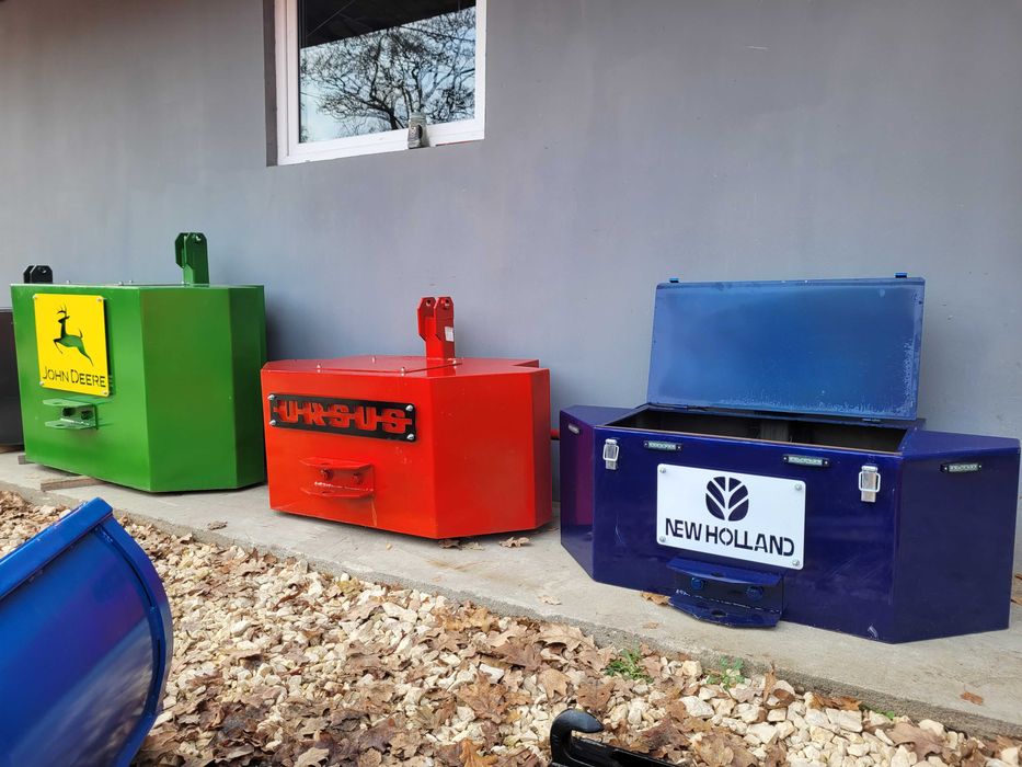 Obciążnik/ Balast na przedni TUZ ciągnika od 200kg do 1500kg+ LOGO