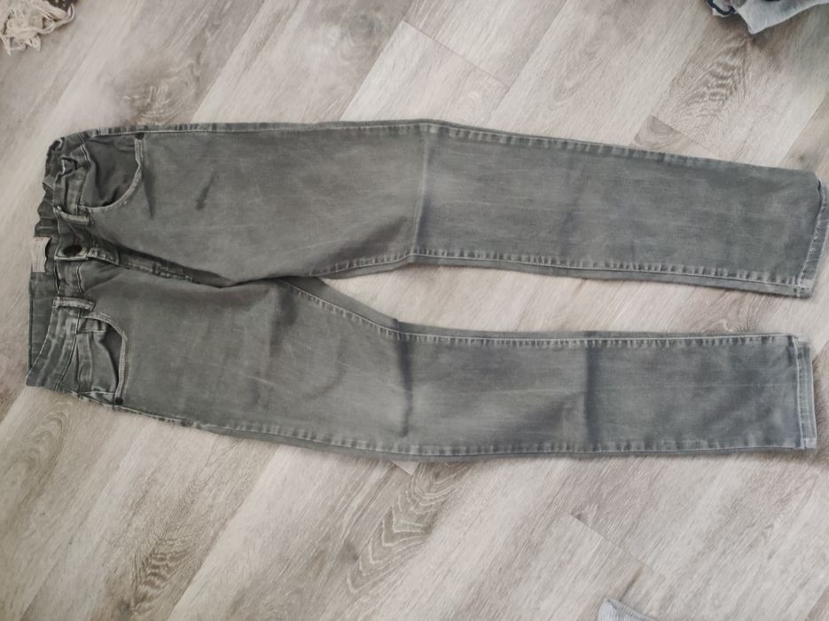 Calças de ganga zara justas 10/11 cinza