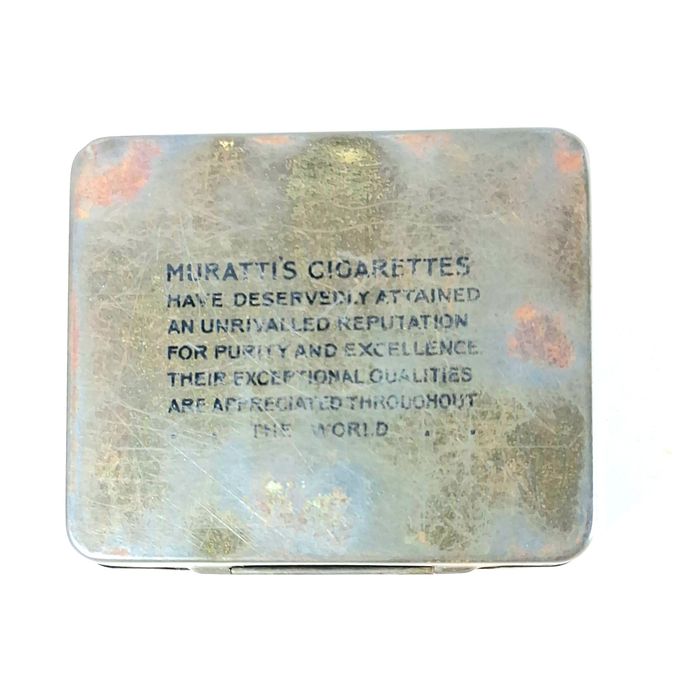 Lata antiga cigarros Murattis