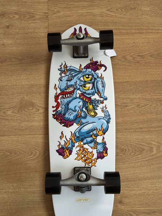 Surf Skate Carver 30.75" Yago Fire Goat CX - NOVO