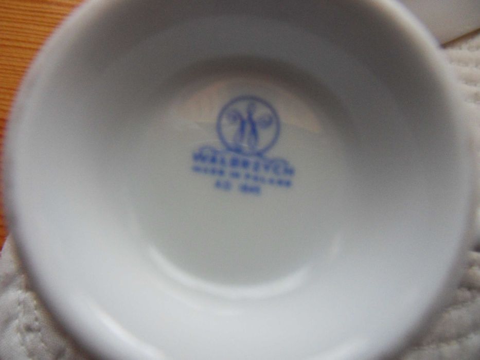 piękny komplet kawowy porcelana