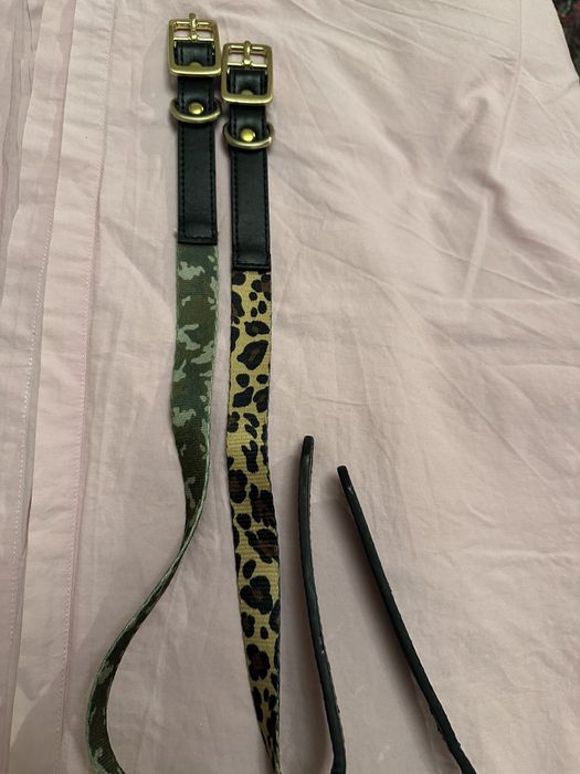 Ошейники для собак кожа+износостойкая  ткань