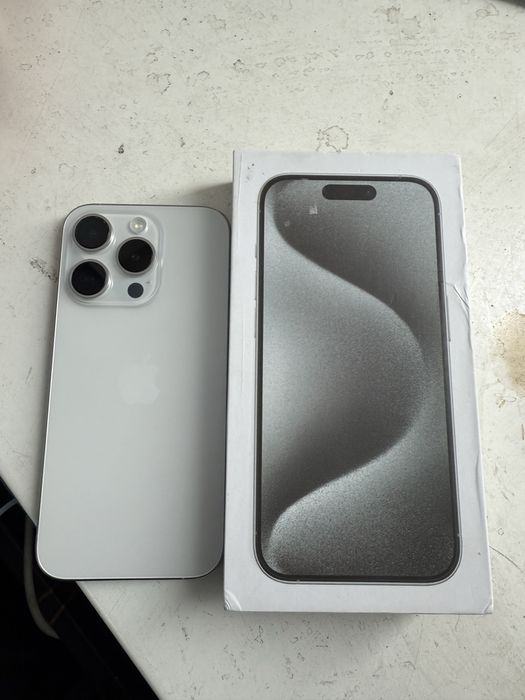 Apple iphone 15 Pro 256Gb White Titanium Физ Сим