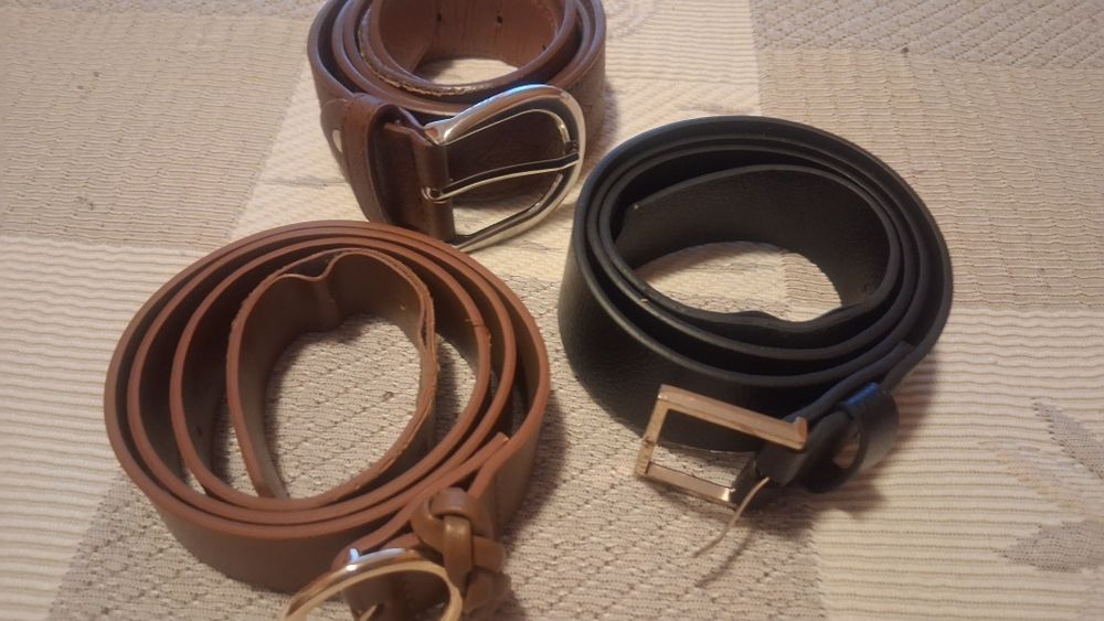 Cintos Senhora pretos e castanhos