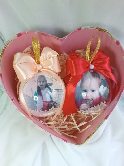 новорічні кульки з фото