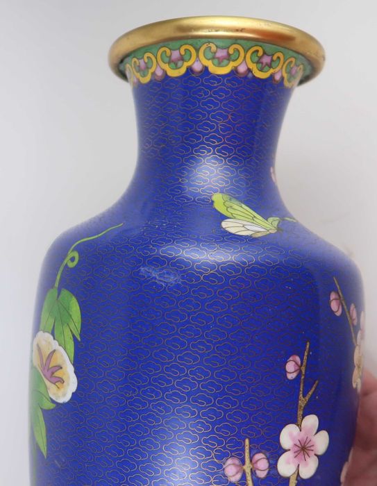 Jarra Grande Cloisonne China - 31.5 cm
