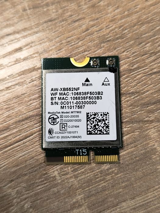 MediaTek MT7902 WIFI 6E адаптер