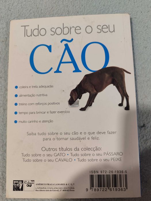 Livro tudo sobre o seu cão