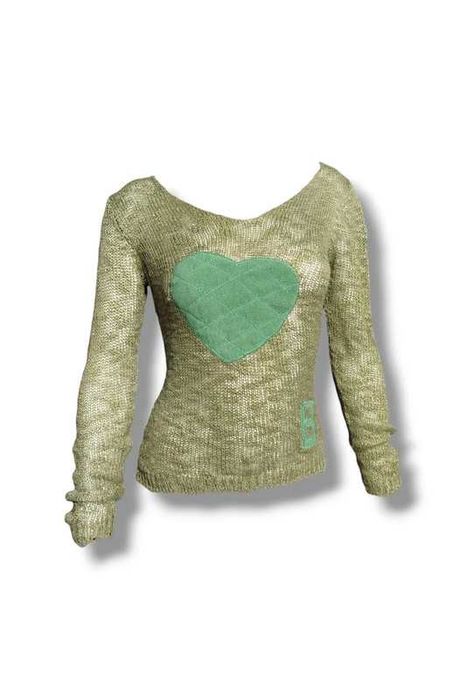 Crochet Y2K Fairycore Cottagecore Sweater Ażurowy Sweter Szydełko M