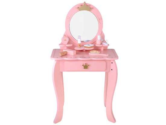 Дерев’яна королівська туалетна столик з дзеркалом