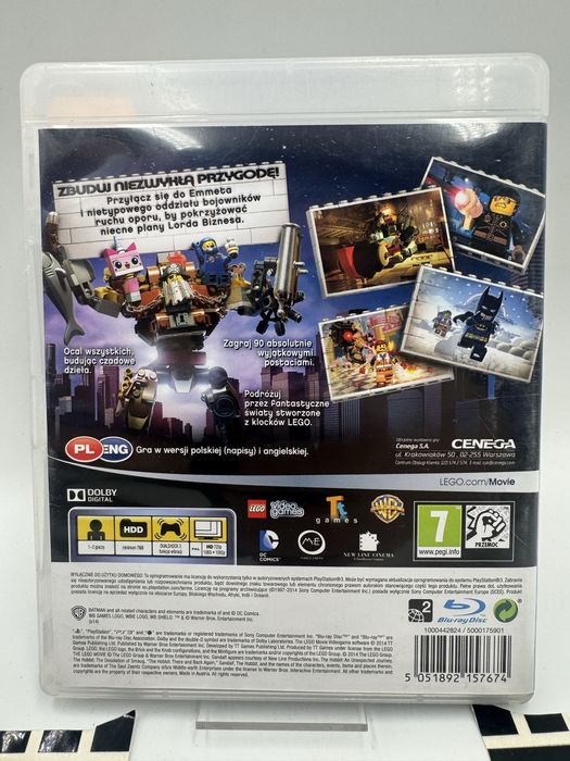 Lego Przygoda Ps3 Gwarancja