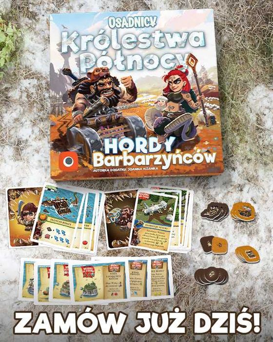 Gra Osadnicy: Królestwa Północy - Hordy Barbarzyńców /nowa /folia