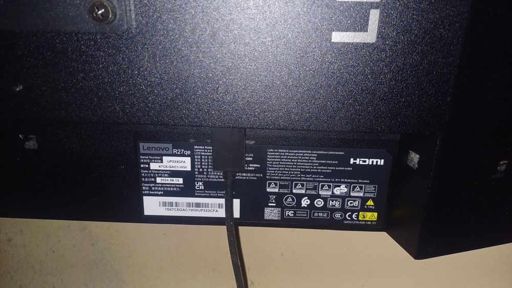Monitor LENOVO Legion 27*