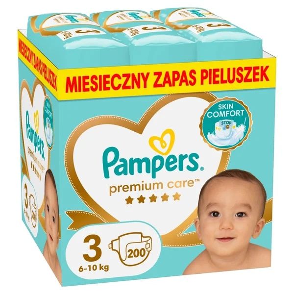 Pampers Premium Care 3 200szt