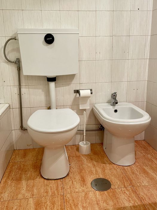 Móvel Casa de Banho+Espelho+Sanita C/Autoclismo Exterior+Bidê