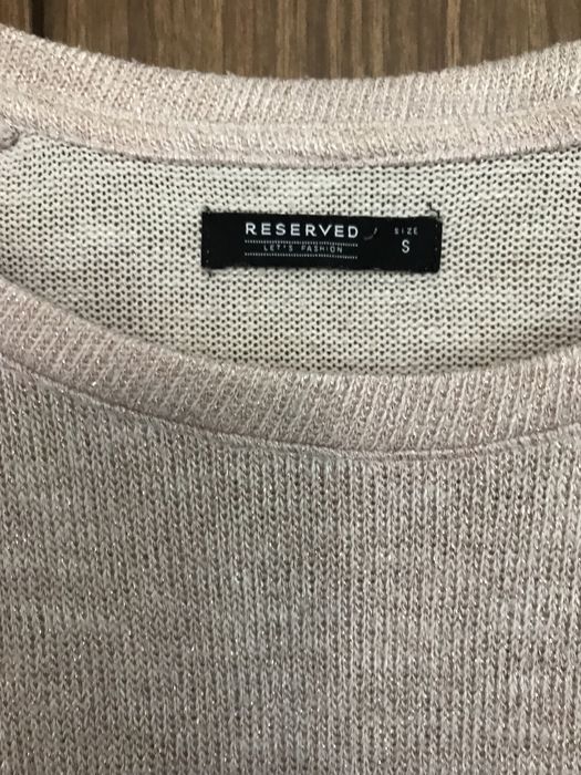 Sweter Reservet bezowy