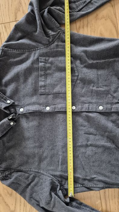 Koszula męska grafitowa casual Review M