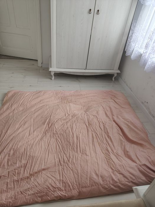 Gruba ciepła pierzyna pościel z pierza gęsi 180*160 kołdra