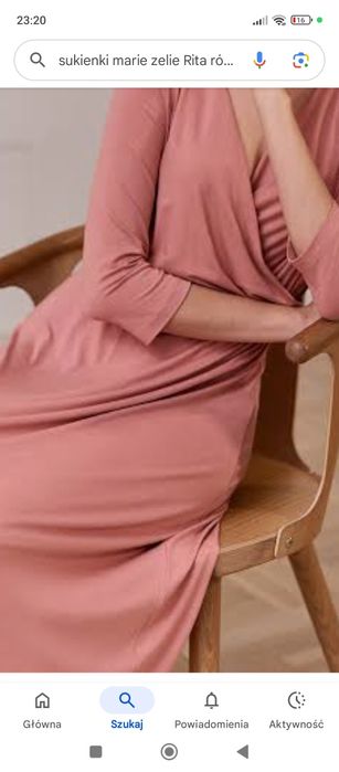 Nowa sukienka Marie Zelie Rita róż 36