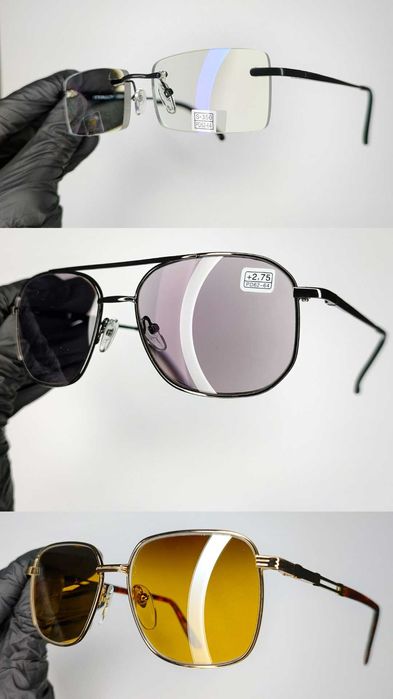 Хамелеон Очки Фотохром Нульові та Для зору Скло +\-0/0.5/1/2 до 20