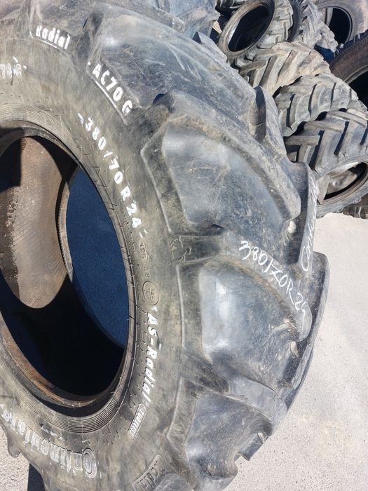 380/70R24 Continental opona rolnicza używana