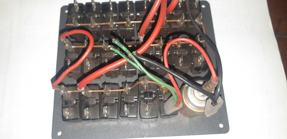 Panel bezpieczników jacht kamper