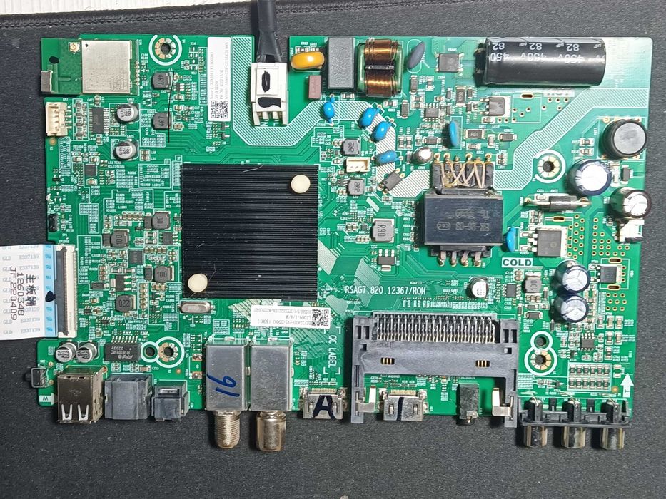 Placa Main Board TV Hisense 32A4BG, sem defeitos