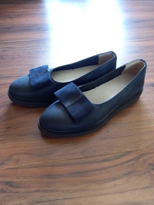 Półbuty granatowe rozm 37/38