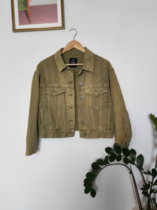 Kurtka Jeansowa Katana Sinsay S Zielona Khaki