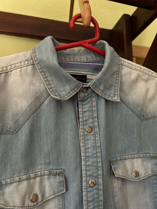 Сорочка мʼякенька з мякого джинсу
