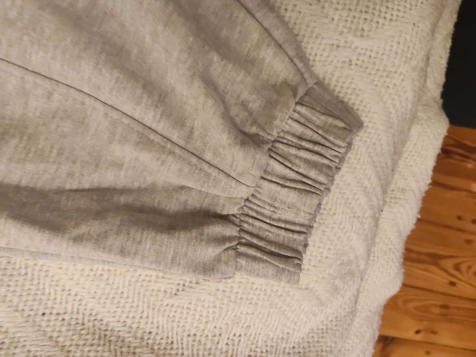 Spodnie joggery dres Bershka rozmiar S popiel