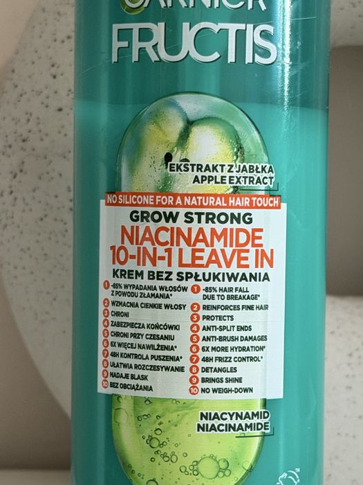 Fructis Grow Strong 10w1 – krem do włosów bez spłukiwania