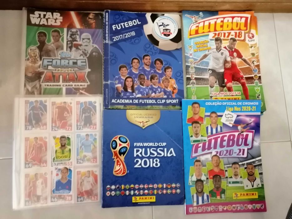 Cadernetas de futebol e outras