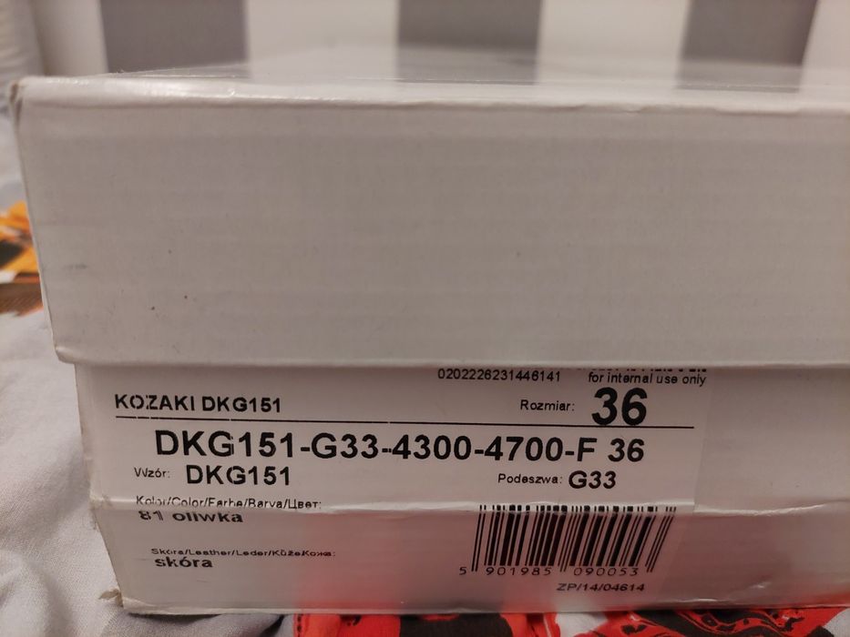 Gino Rossi kozaki brązowe oliwkowe khaki buty zimowe na jesień
