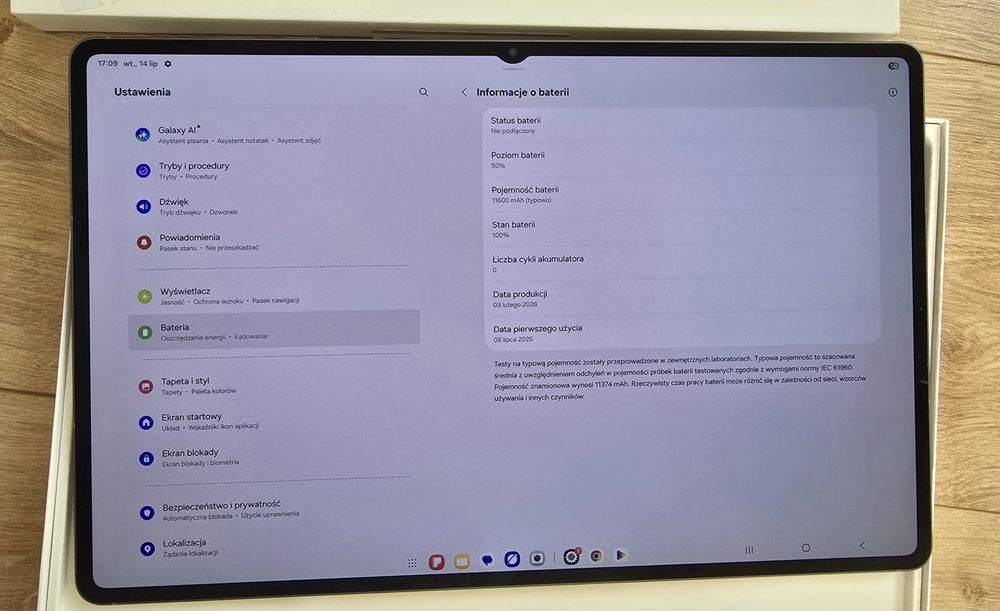 Tablet Galaxy S11 Ultra 12/256GB SM-X930