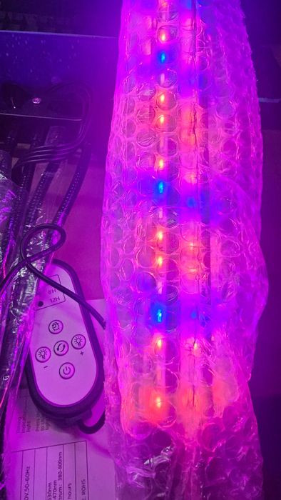 Lampa LED do wzrostu roślin 80 diod TIMER 25 W uprawa roślin do domu.