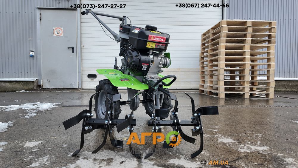Мотоблок бензиновий АМ 80-3Б колеса 8" (Фреза)