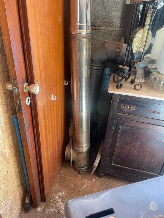 Recuperador de Calor a Lenha + Tubagem Inox – Oportunidade