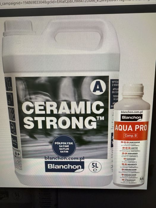 CERAMIC STRONG 5,5L PÓŁMAT z utwardzaczem