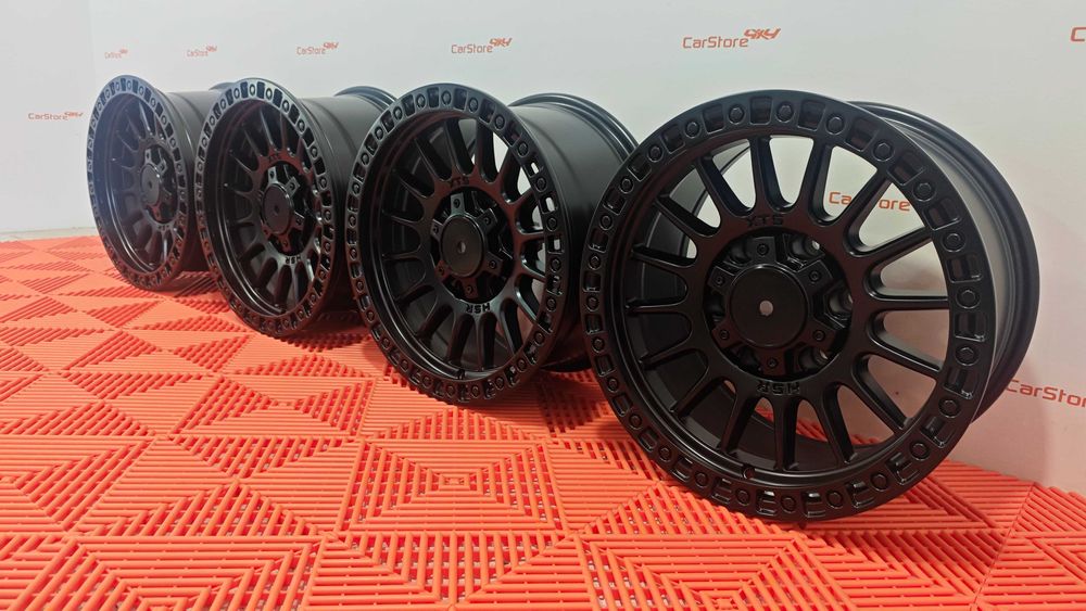 Jantes Alumínio 4x4 16 x 8 j et 1 6x139.7 Preto Matte Look Beadlock