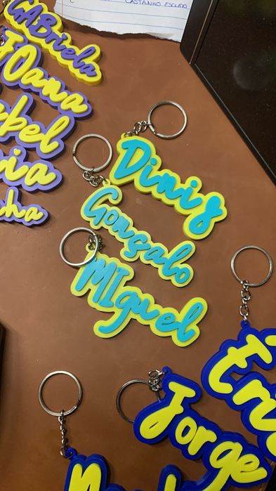 Porta-Chaves com Nomes Personalizados