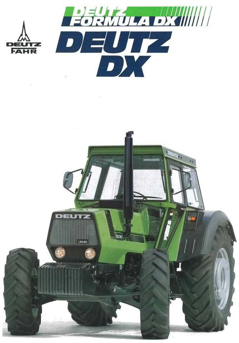 Instrukcja obsługi Ciągnik Deutz Fahr DX 85, 90, 110, 120