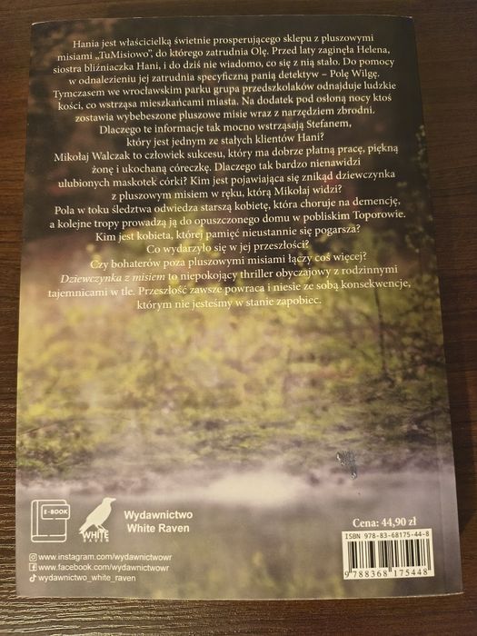 Książka "Dziewczynka z misiem"